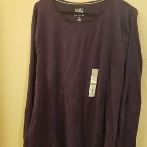 Croft and Barrow Classic Crewneck Long Sleeve Tee